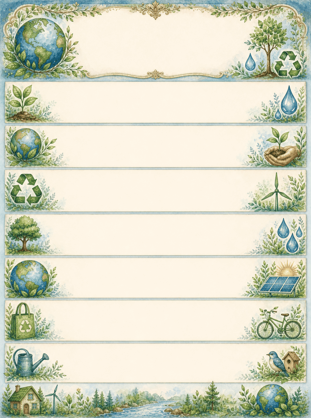 Earth Day template